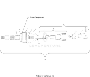Cv Joint/neapco - A02cg25ca (4969856985b01) Schematic