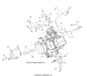 Engine, Mounting - R11rh50ag/ah/ar (49rgrenginemtg11500efi) Schematic
