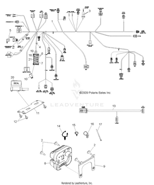 Electrical, Wire Harness, Eps - R10vy76az (49rgrharness10rzreps) Schematic
