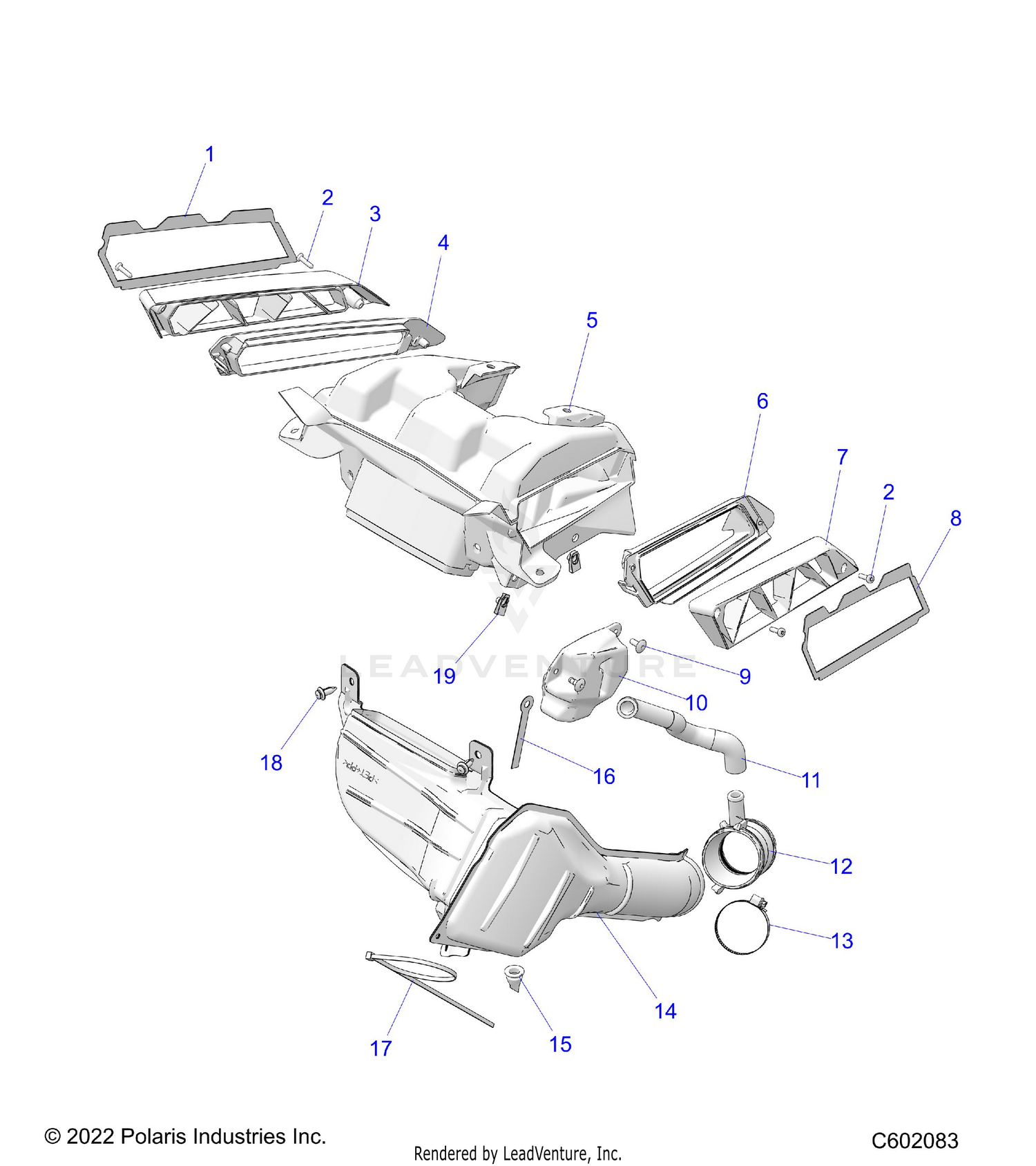 ENGINE, AIR INTAKE SYSTEM - S26TLF9FSL (C602083)