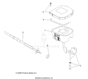 Steering, Controls, Throttle Asm. And Cable - A12zn8efk/efo (49atvcontrols09spxp550) Schematic
