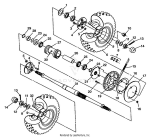 Rear Wheel Drive Xpress 300 W98ca28c (4945364536c004) Schematic