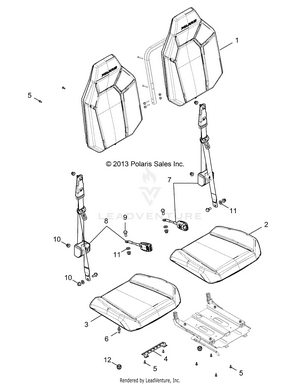Body, Seat - All Options (49rgrseat149xp) Schematic