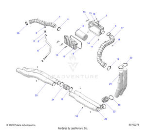 Engine, Air Intake System Schematic