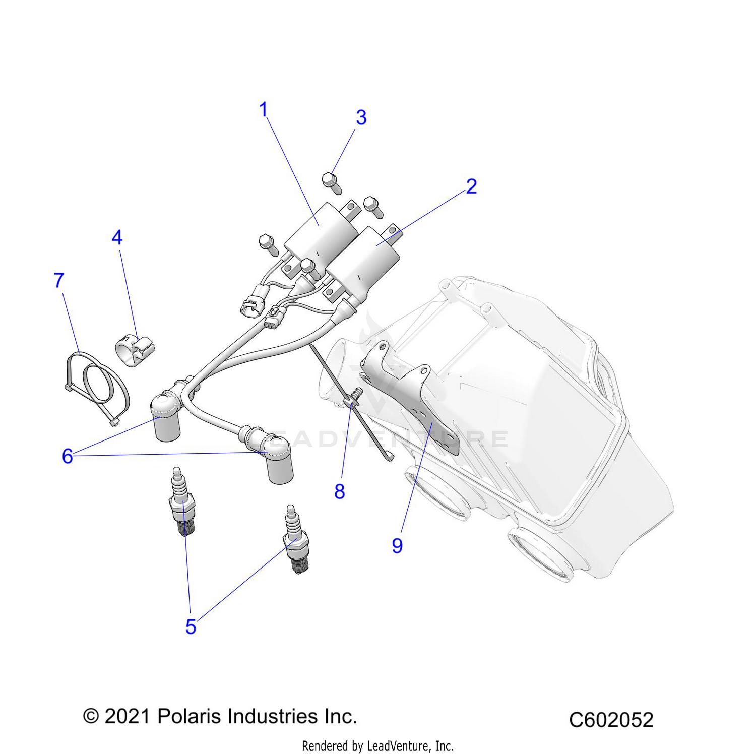 ELECTRICAL, IGNITION COIL/SPARK PLUGS - S26TLC8MS/TLR8MS (C602052)
