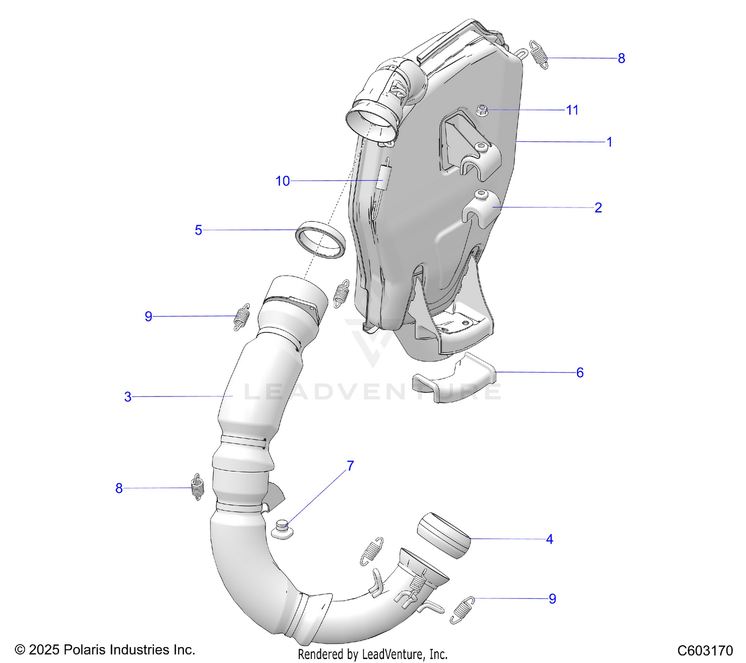ENGINE, EXHAUST - S26AJE9FSL/AJN9FSL/FSM (C603170)