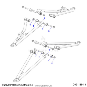 Suspension, Front A-arm Mounting - A22sva85a3 (c0211384-3) Schematic