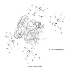 Engine, Mounting - A12tn55aa/az (49atvenginemtg10spxp550) Schematic