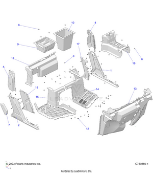 Body, Front  Floor And Rockers - R24rse99aj/bj/ak/bk/az/bz/a9/b9 (c730850-1) Schematic