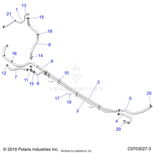 Engine, Cooling Routing, Engine - Z21r4e92ag/as/bg/bs (c0703027-3) Schematic