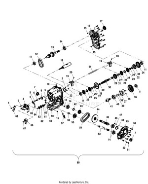 Gearcase - A03ch68aa/ac/af/ah/al (4975557555c13) Schematic
