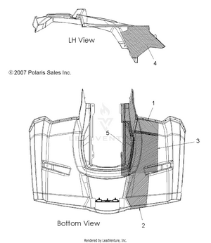 Body, Rear Cab Foil - A09lh46aq/ax/az (49atvcabfoil08sp400) Schematic