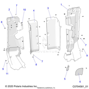 Body, Rear Closeoff, Side Panels - Z24rmc2kah/bh (c0704581-01) Schematic