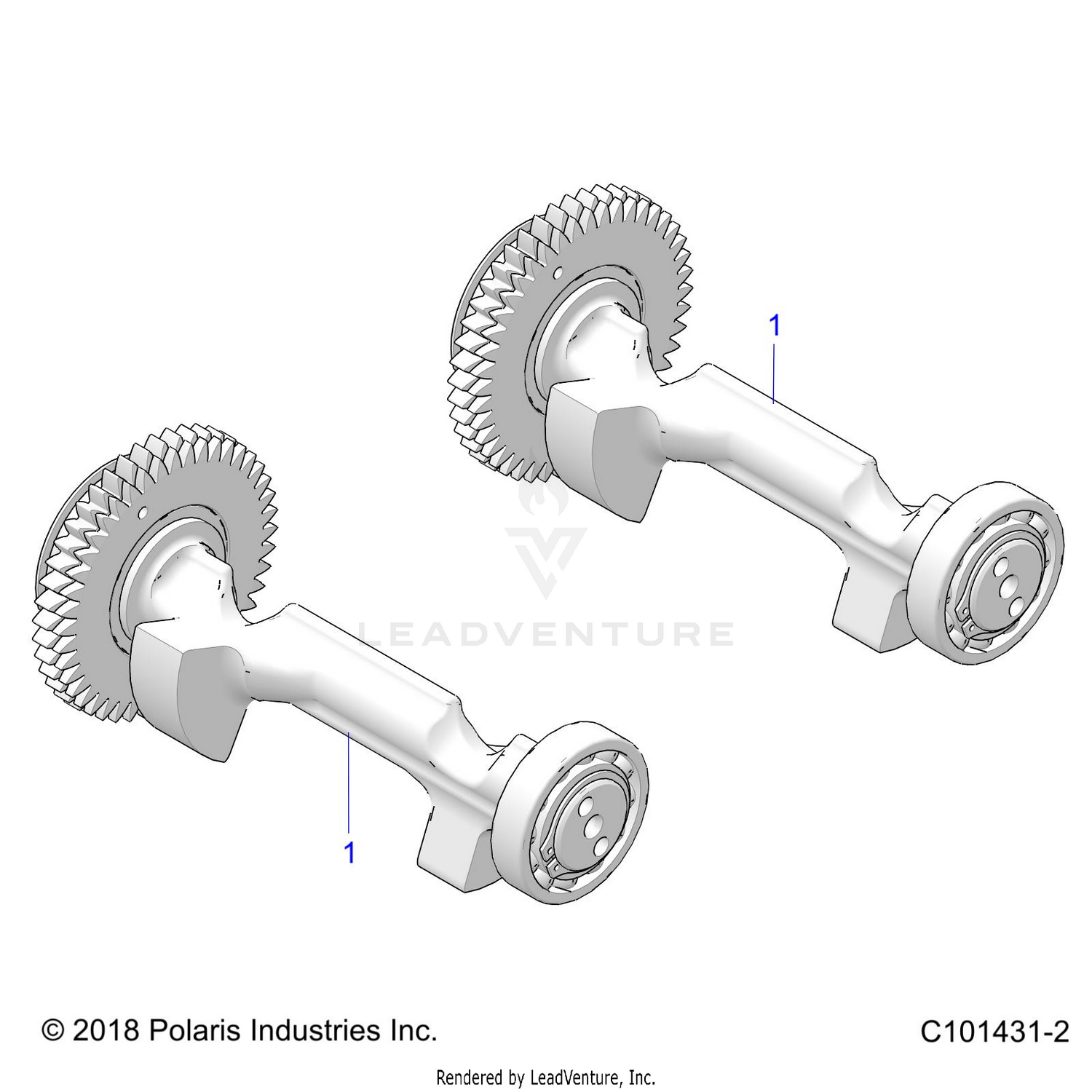 ENGINE, BALANCE SHAFT - A26SYY95AK (C101431-2)