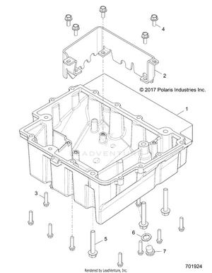 Engine, Oil Pan - Z19vpl92ak/bk/ar/br/am/bm (701924) Schematic