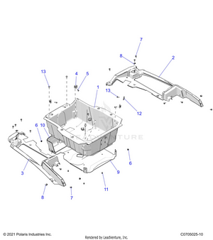 Body, Rear Rack - Z25nmf99a4/a5/b4/b5 (c0705025-10) Schematic