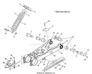 Suspension, Swing Arm And Rear Shock - A09ca32aa (4999202939920293b10) Schematic