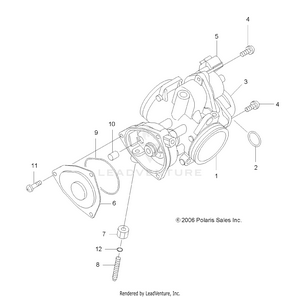 Engine, Throttle Body - R11rh50ag/ah/ar (49atvthrottlebody500efi) Schematic