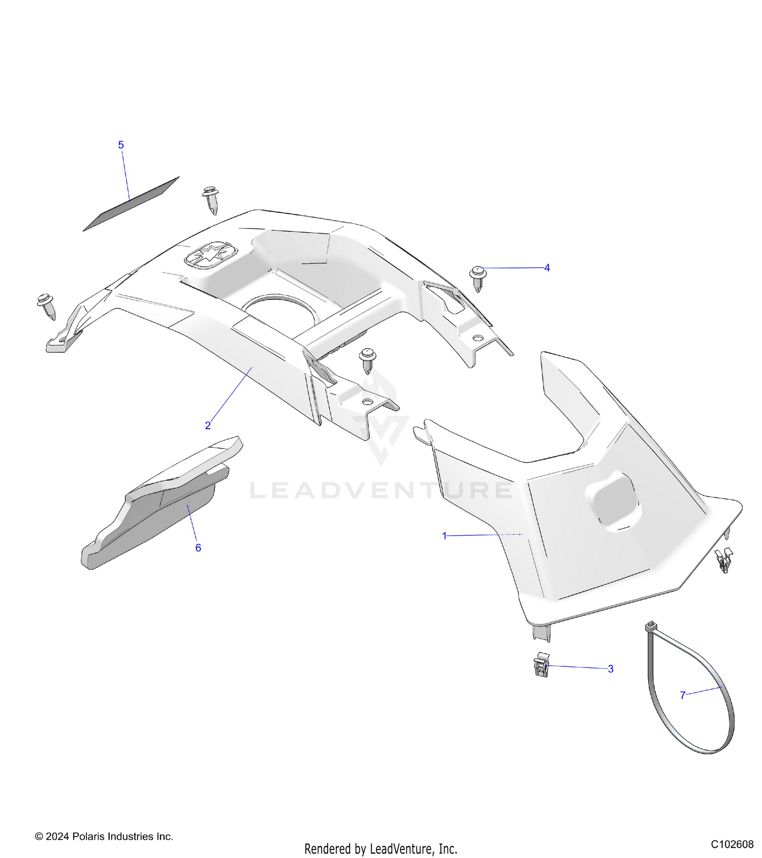 BODY, FRONT COVER - A26SEE50B1/B4 (C102608)