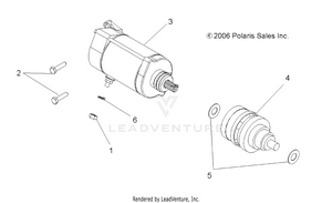 Engine, Starting Motor - A07mh68ax/ay/az (49atvstarter07700) Schematic