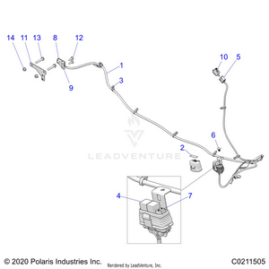 Electrical, Accessory Harness - A22sej57a1/a3/a5/b1/b3/b5 (c0211505) Schematic