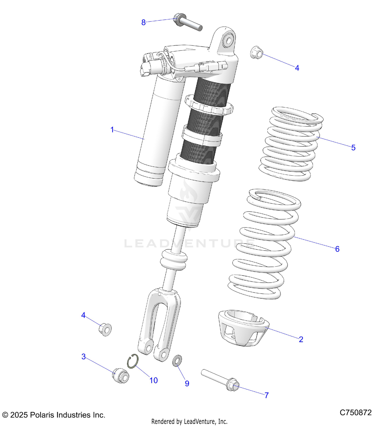SUSPENSION, FRONT SHOCK MOUNTING - Z26SPD92AN/AH/BN/BH (C750872)