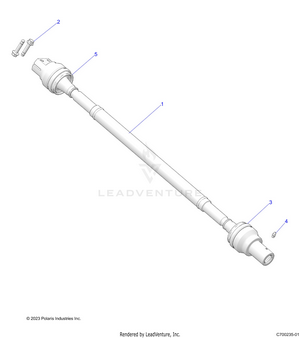 Drive Train, Rear Prop Shaft - R25rry99as/bs/al/bl/ap/bp/a9/b9/af/bf/ak/bk (c700235-01) Schematic