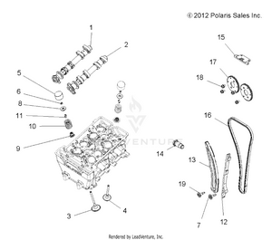 Engine, Valves And Camshafts - R13jt9efx (49rgrvalvecam13rzrxp4) Schematic