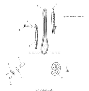 Engine, Cam Chain - A12zn8efk/efo (49atvcamchain09q60) Schematic