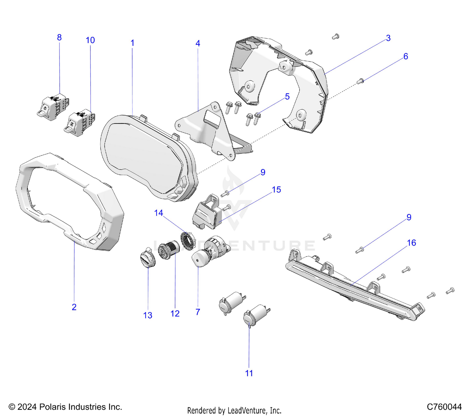 ELECTRICAL, DASH INSTRUMENTS, CONTROLS, & LIGHTING - Z26XPD92AN/BN/AH/BH (C760044)