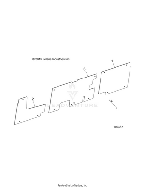Body, Wheel Well Plates - R17rca57a1/b1/a4/b4 (700487) Schematic