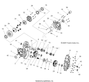 Drive Train, Main Gearcase - R11rc08ga/gh/fa/fh (49levgearcase1332793) Schematic