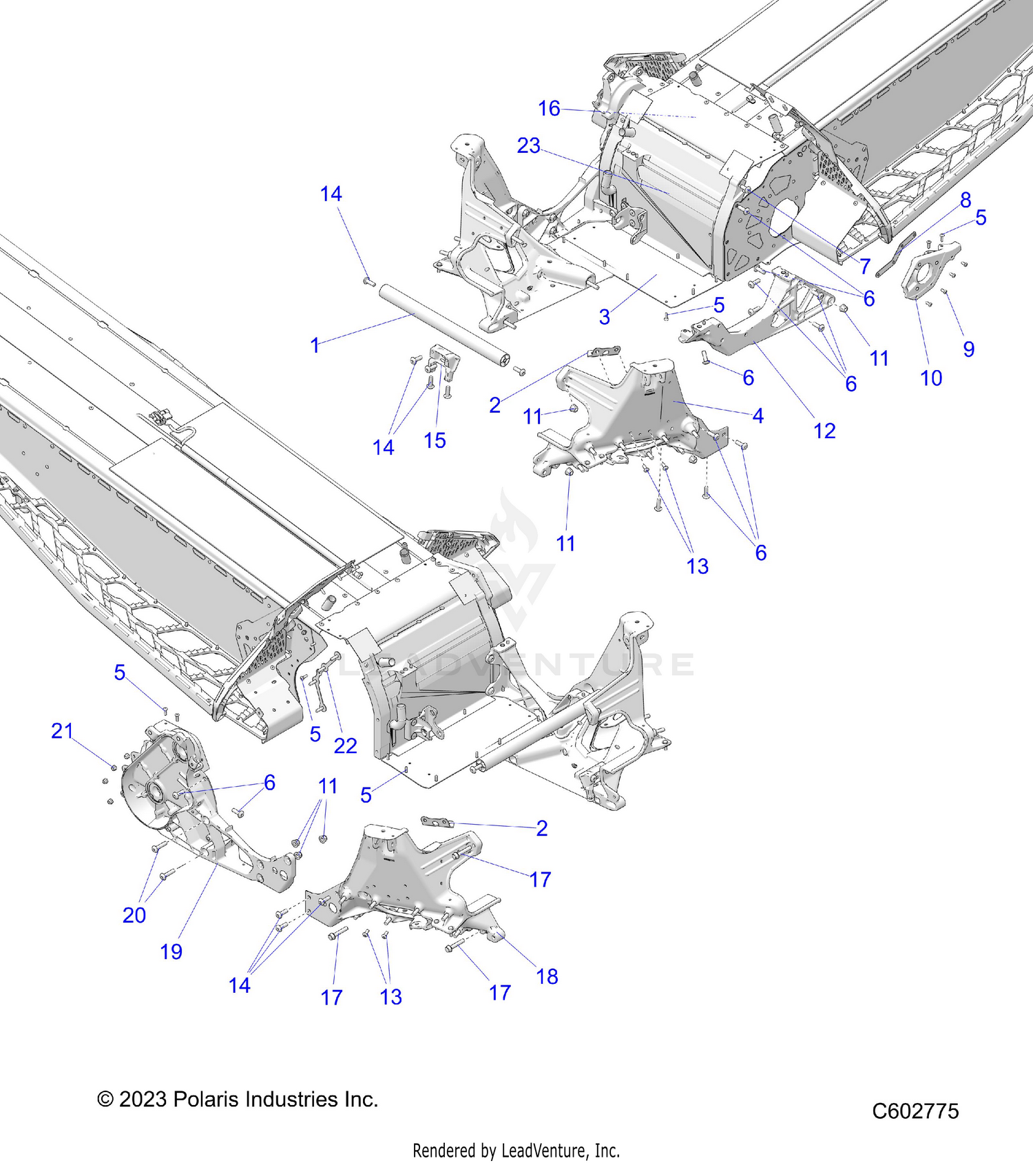 CHASSIS, BULKHEAD ASM. - S26TLC8MS/TLR8MS (C602775)