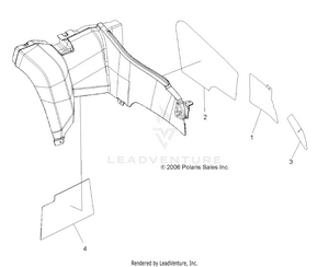 Body, Rear Cab Foil - A09tn50ax/az (49atvcabfoilx2500efi) Schematic