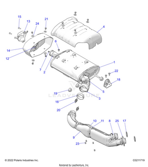 Engine, Exhaust - A25slz95af (c0211719) Schematic
