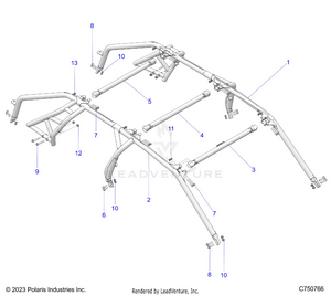 Chassis, Cab Frame - Z25x4e92a4/b4 (c750766) Schematic