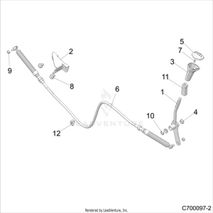 Drive Train, Gear Selector - Z19vge99ak/aw/bk/bw (c700097-2) Schematic