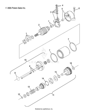 Engine, Starting Motor - A07lb27aa/ac/lh27aa/ab/ac/ad/al (4999202079920207d10) Schematic