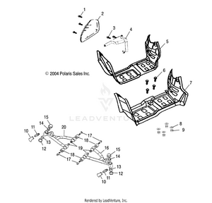 Swing Arm/footrest - A05ka09ca/cb (4995259525b04) Schematic