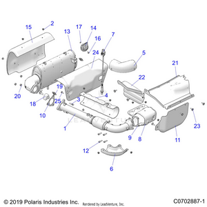 Engine, Exhaust System - Z21rau92an/bn (c0702887-1) Schematic