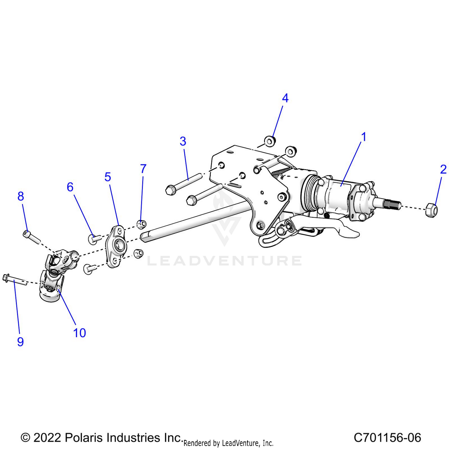 STEERING, LINKAGE, TILT AND RELATED, PREMIUM - Z26SPD92AN/AH/BN/BH (C701156-06)