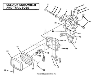 Head Light Assembly. (4910981098011a) Schematic