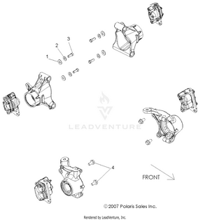Brake, Caliper Mounting - R08vh76ad/ag (49atvcalipermtg08vista) Schematic