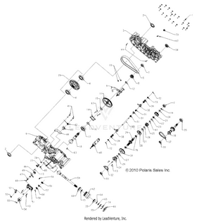 Drive Train, Main Gearcase - A11mh46ax/az (49atvgearcase1332897) Schematic