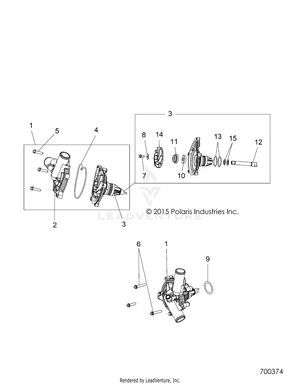 Engine, Cooling, Waterpump - R17rt_87 All Options (700374) Schematic