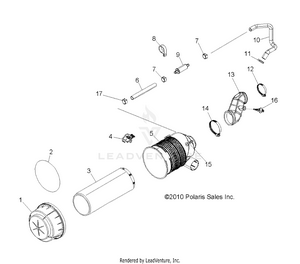 Engine, Air Intake System - R12wh50ag/ah/ak/ar (49rgrairbox11500crew) Schematic