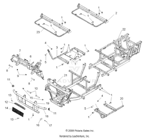 Chassis, Frame And Front Bumper - R09wh68ac/ag/ah/al/ar/az (49rgrchassis09crew) Schematic