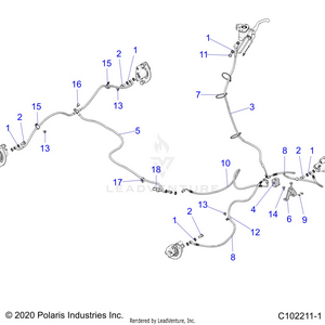 Brakes, Brake Lines - A21sxn85a4 (c102211-1) Schematic