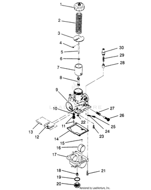 Carburetor 6x6 300 W948730 (4926792679d007) Schematic