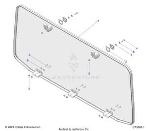 Body, Rear Window - R25xaw1rb9/bd/bm (c731071) Schematic
